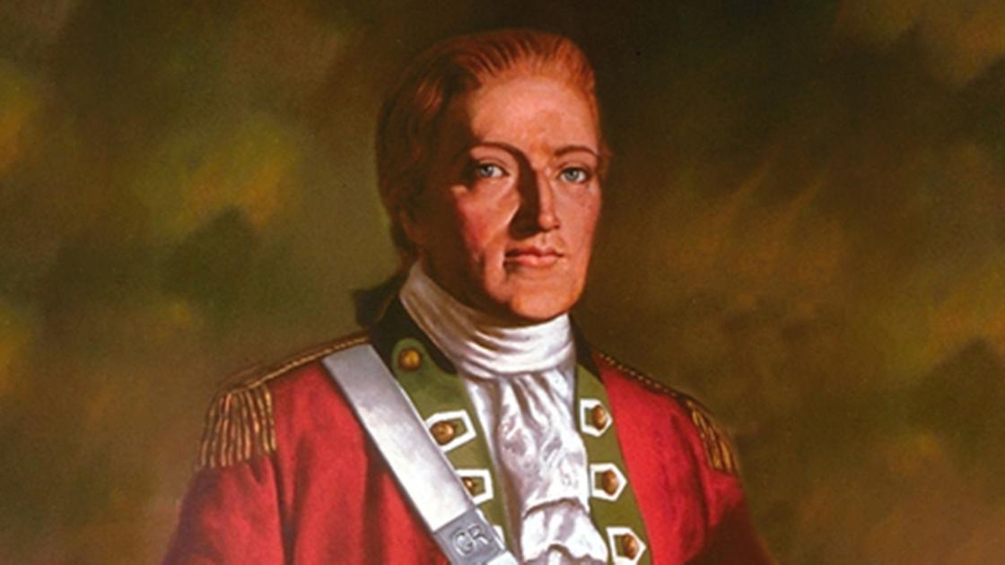 Painted portrait of Patrick Ferguson