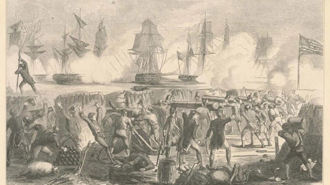 The Attack on Fort Moultrie Sullivan's Island, SC