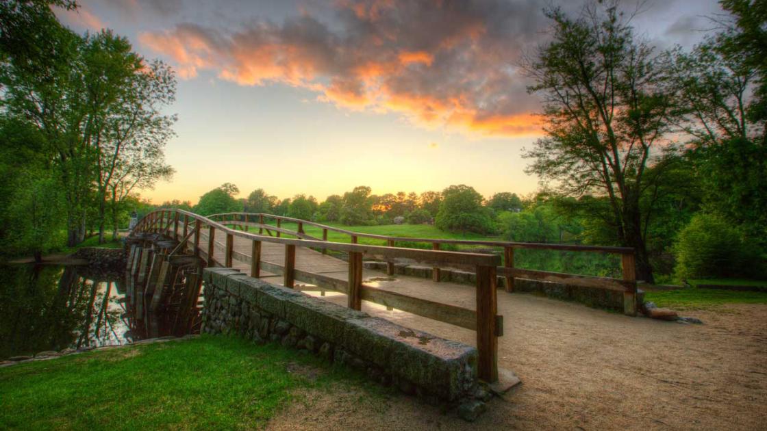 The North Bridge at Minuteman National Park
