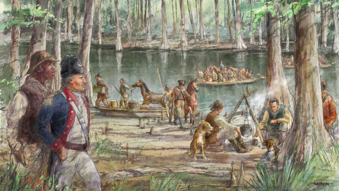 Francis Marion on Snow's Island by Dale Watson