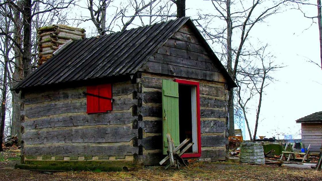 One of the many soldier's hut at Fort Lee