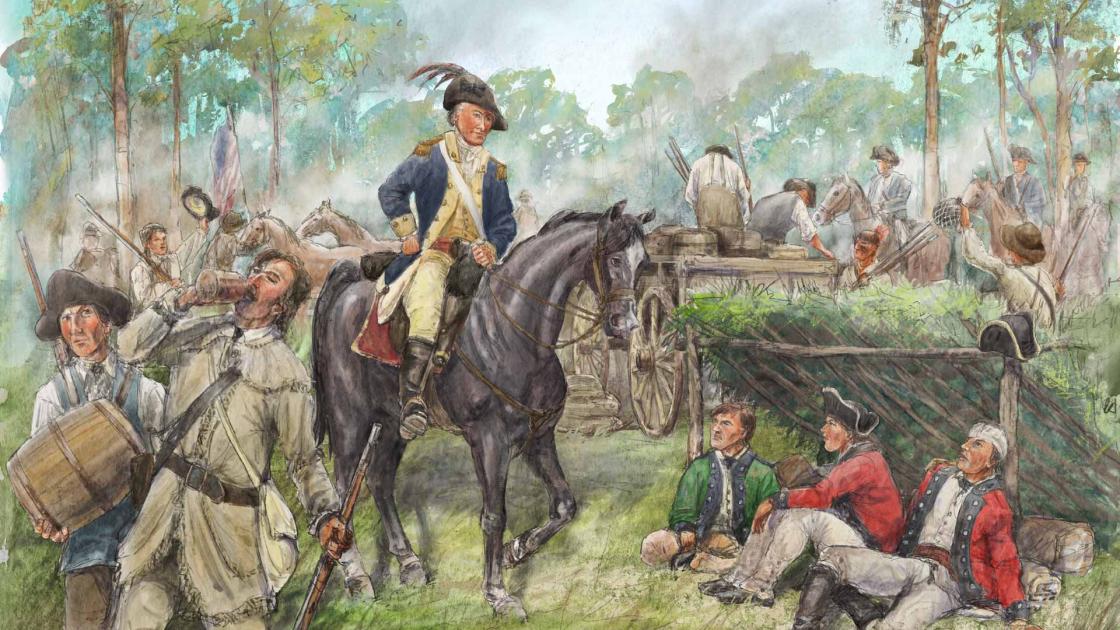 Sumter's Withdrawal from Hanging Rock by Dale Watson