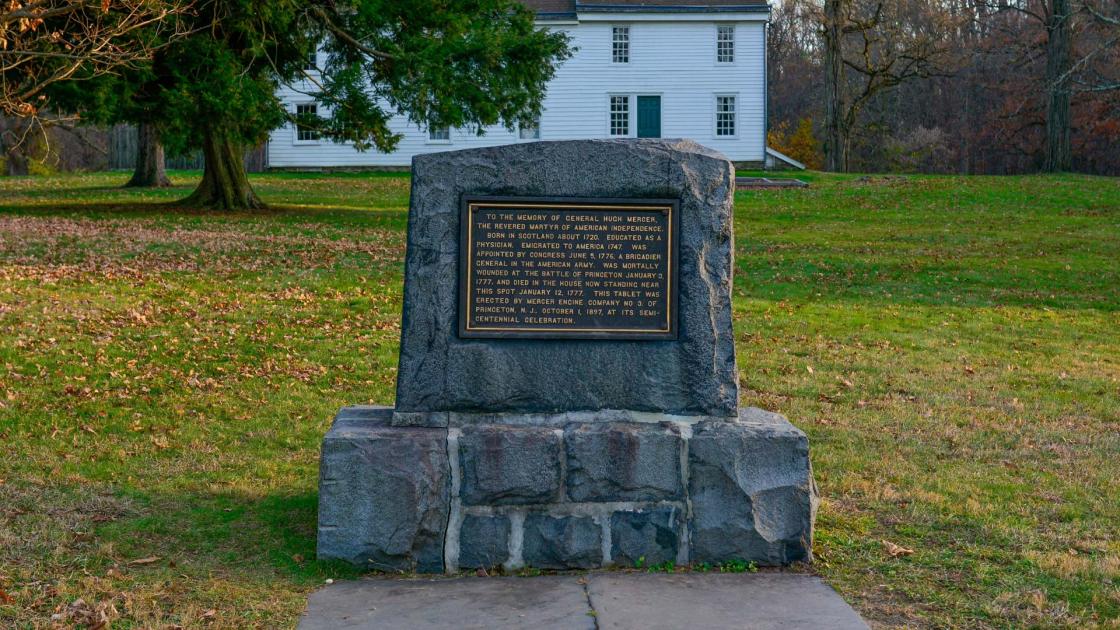 Hugh Mercer Monument on the Princeton Battlefield