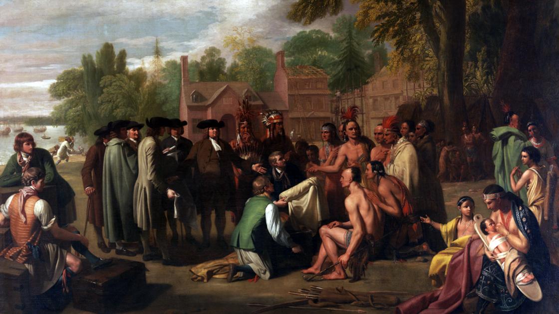 Penn's Treaty with the Indians by Benjamin West