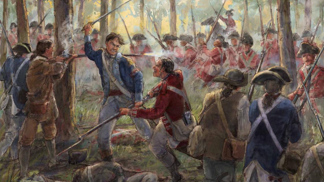 Dixon and the NC Militia hold the line by Dale Watson