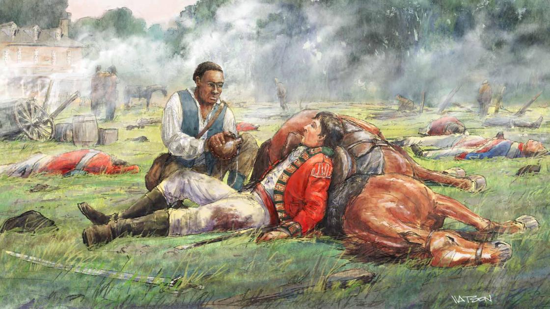 Eutaw Springs Lt Fitzgerald and Tony Small