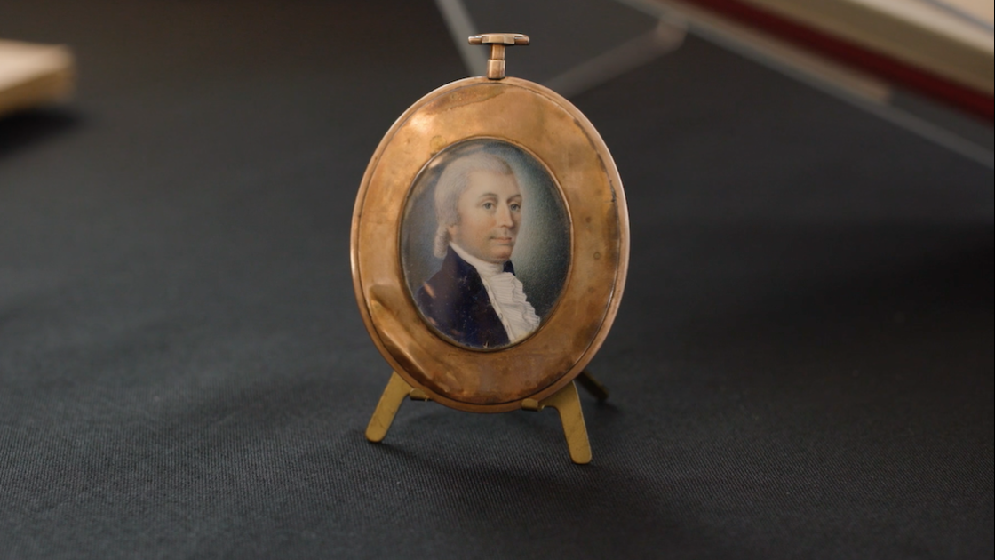 Lushington miniature portrait artifact