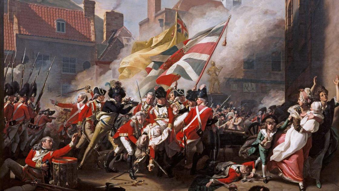 Detail from John Singleton Copley, ‘The Death of Major Peirson, 6 January 1781’, (1783) Tate Gallery, London.