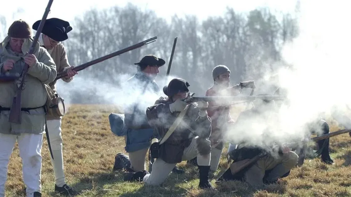 Reenactor Sharpshooters at Cowpens