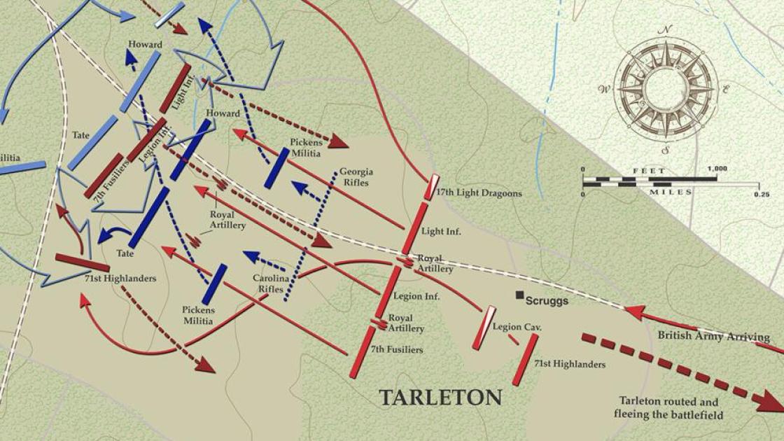 Map of Cowpens by Steve Stanley