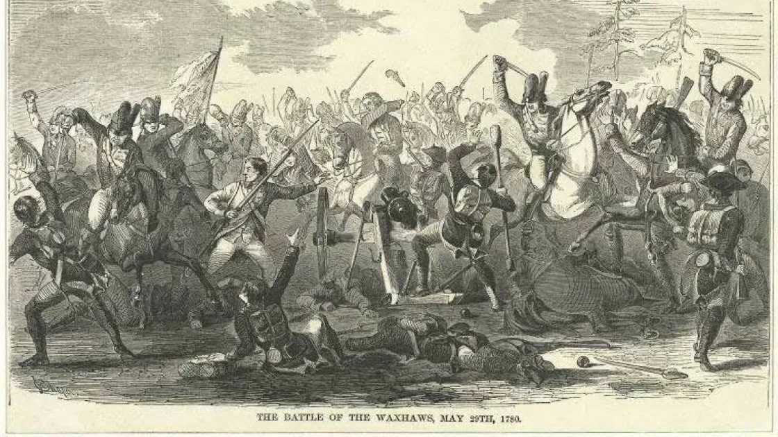 British Continue Attacking After the Continentals Lay Down Their Arms at the Battle of Waxhaws