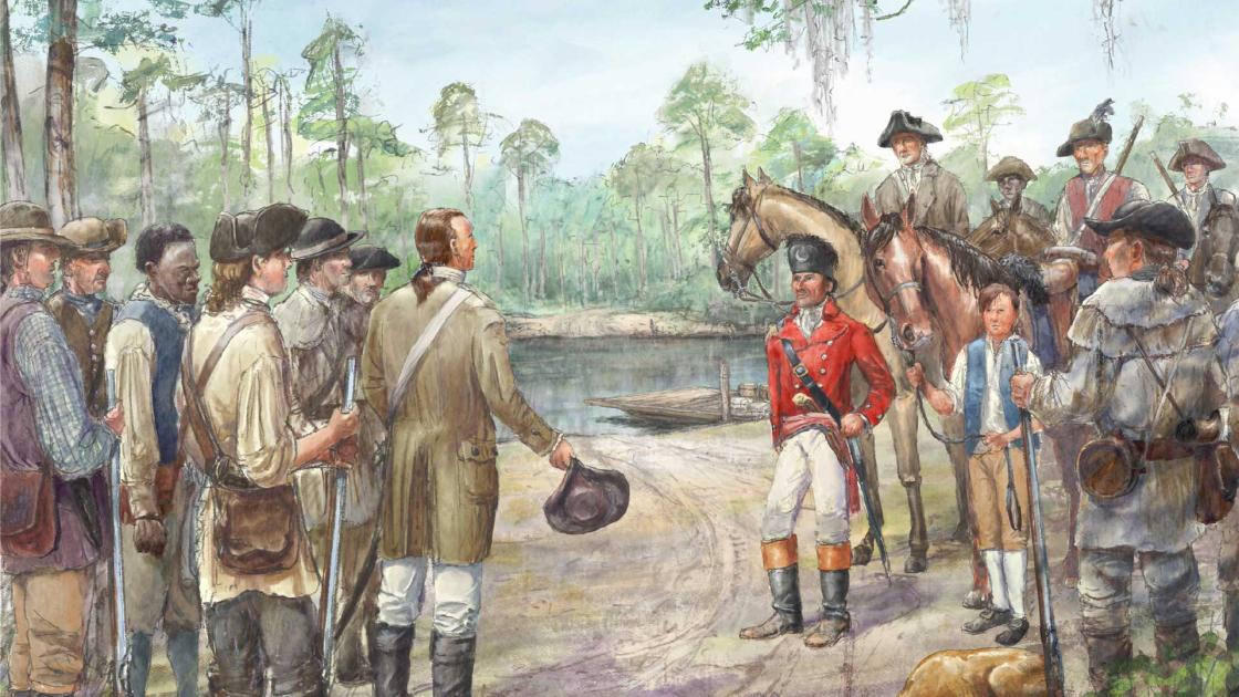 Francis Marion at Witherspoons Ferry by Dale Watson