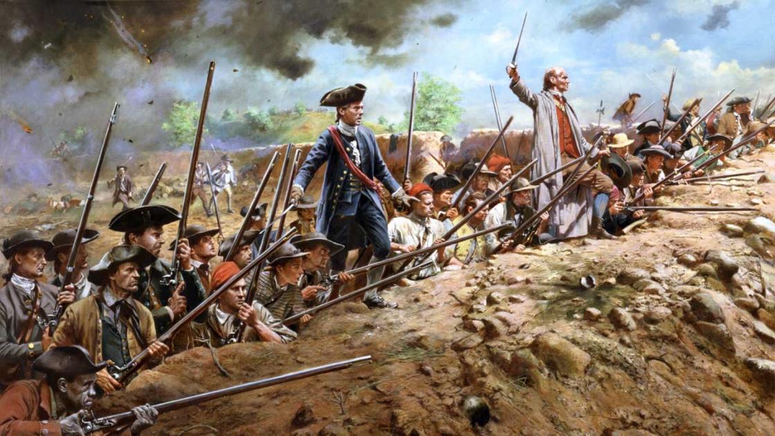 Bunker Hill Prescott's Stand by Don Troiani