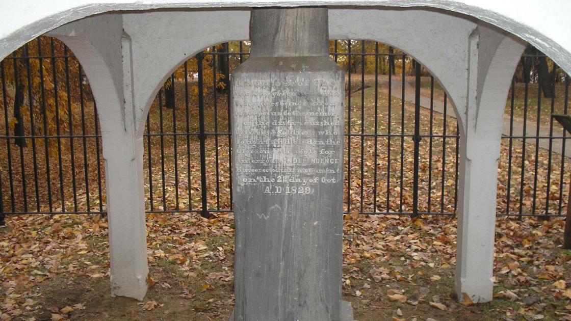 1829 Monument at Red Bank