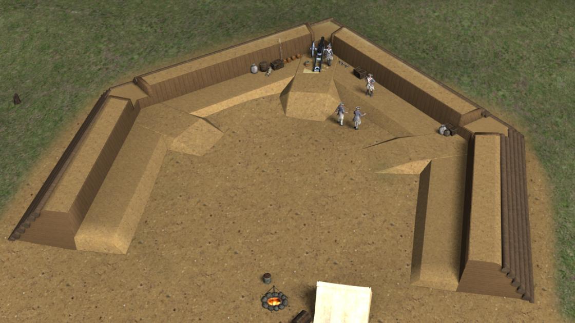 Digital Rendering of lunette in Charleston