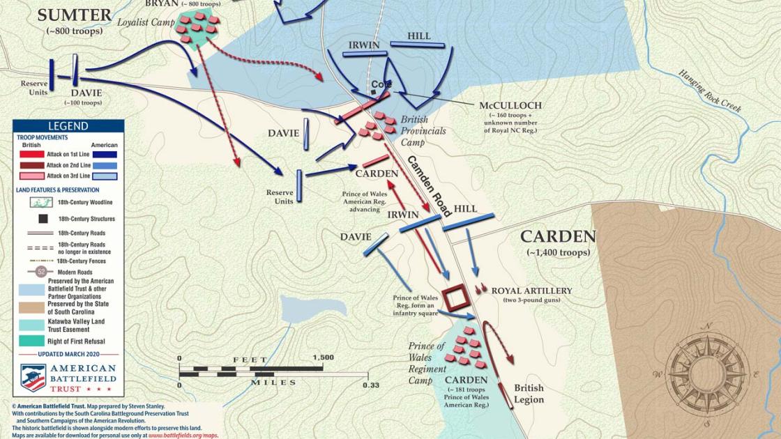 Hanging Rock August 6 1780 (March 2020)