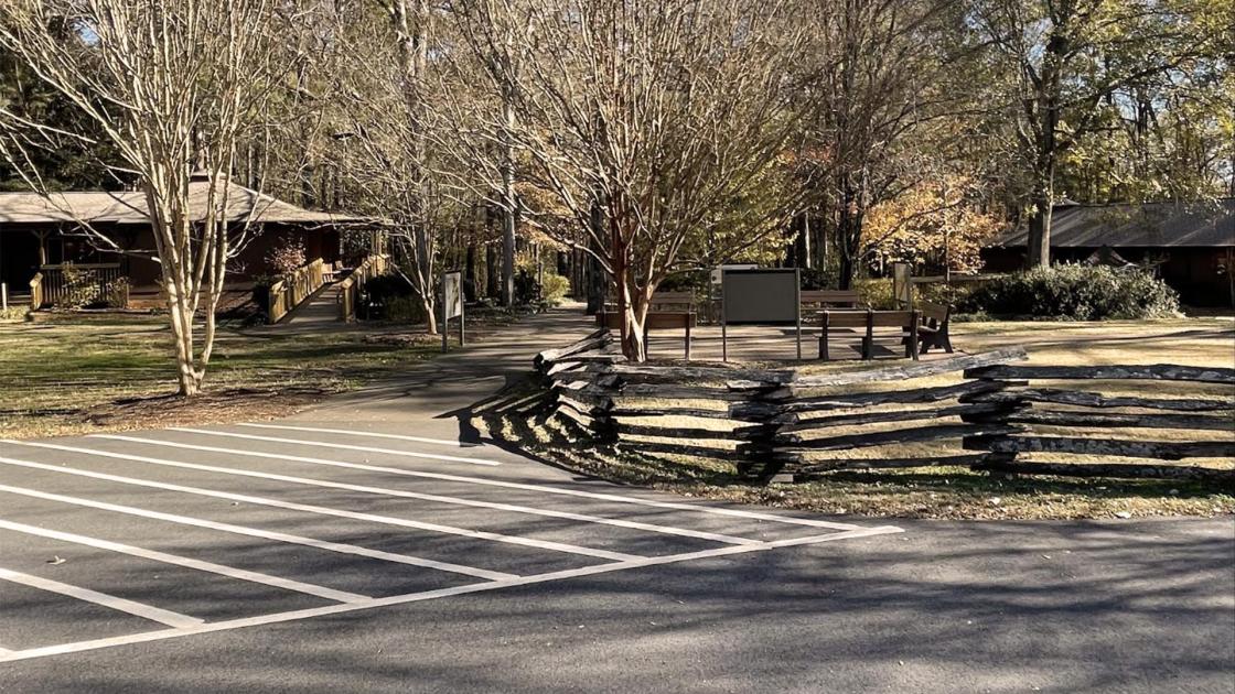 Entrance and Visitors Center at Ninety Six