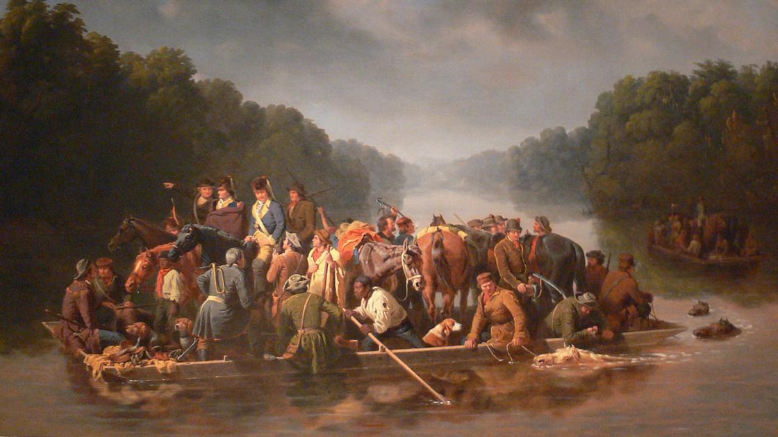 Francis Marion Crossing the Pee Dee River