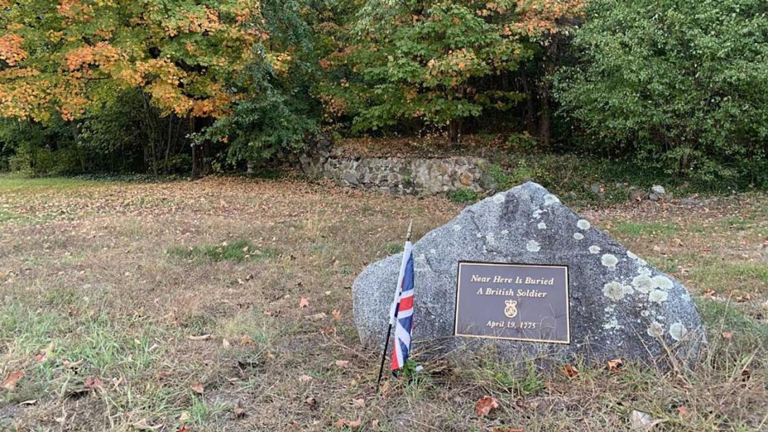 Meriam's Corner Grave Marker Courtesy of the NPS