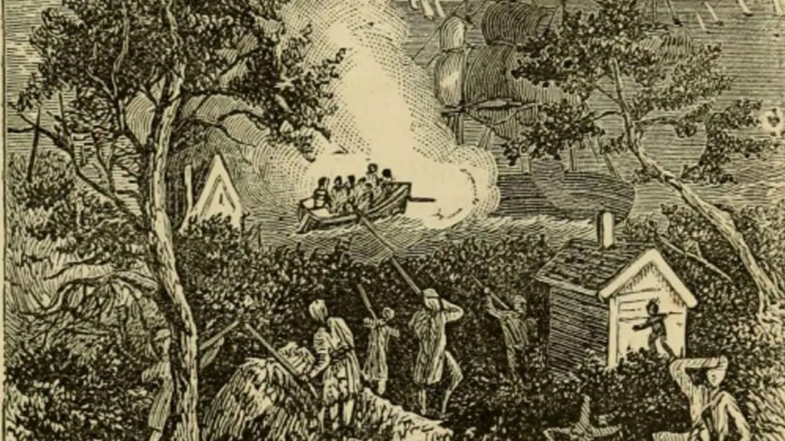 Battle of Hampton Engraving