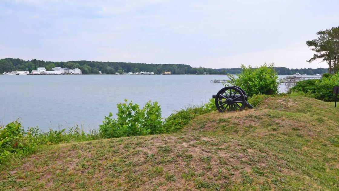 Gwynn's Island and Fort Cricket Hill