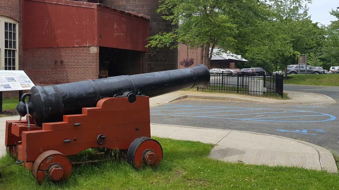 Peebles Island Cannon photographed by Henry Bellagnome of Troy