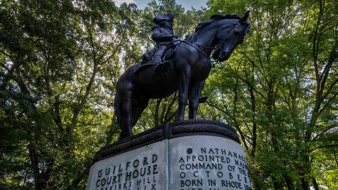 Nathanael Greene Monument photographed by Mike Talplacido