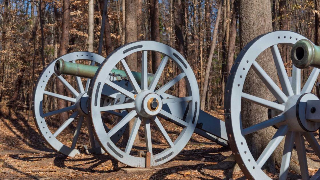 Photograph of Cannons at Guilford Courthouse by Tim Bounds