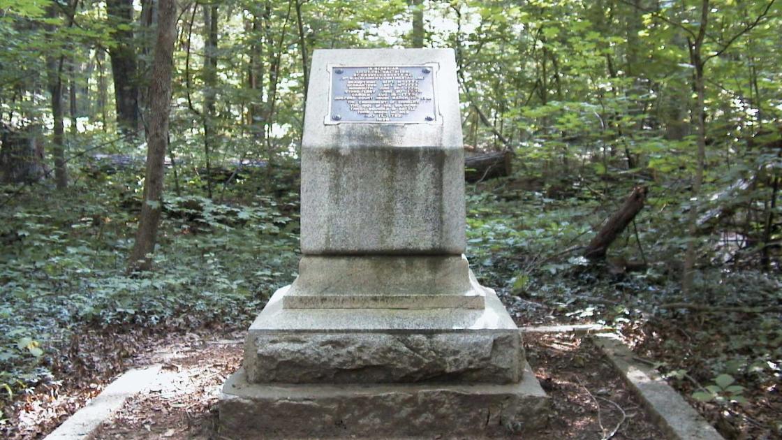 Hal Dixon Monument at Guilford Courthouse (NPS)