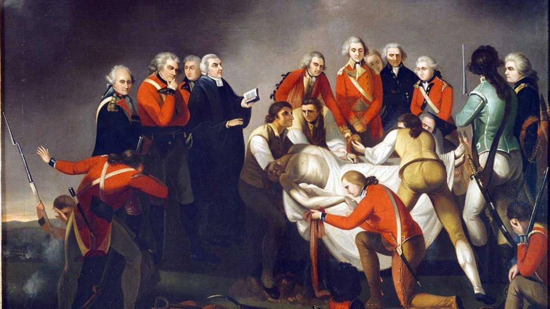 The Burial of General Simon Fraser after the Battle of Saratoga by John Graham