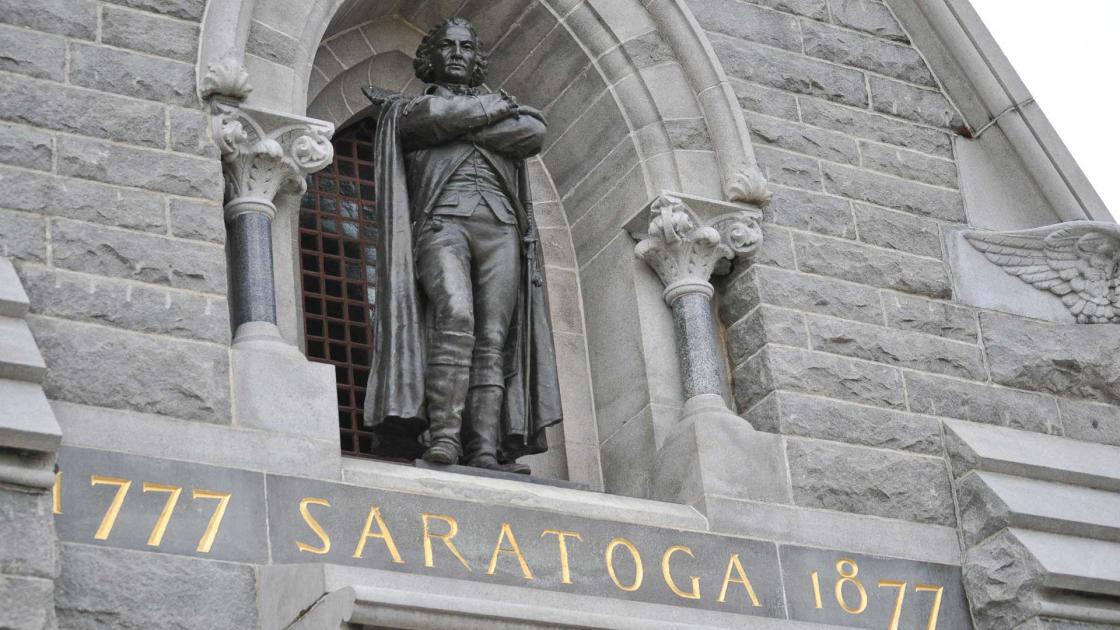 Detail of the Saratoga Victory Monument