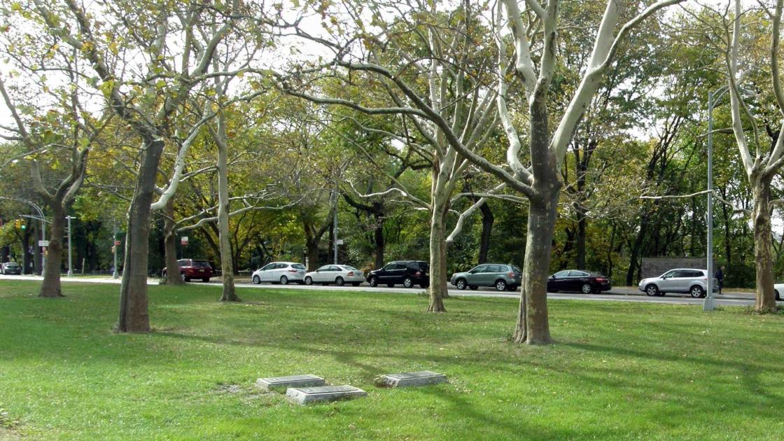 Ground monuments dedicated to the Battle of Harlem Heights