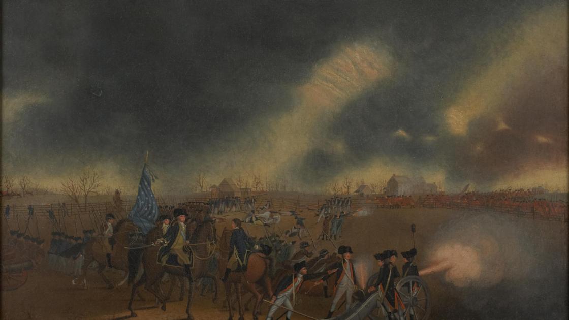 James Peale (1749-1831), The Battle of Princeton, ca. 1782,