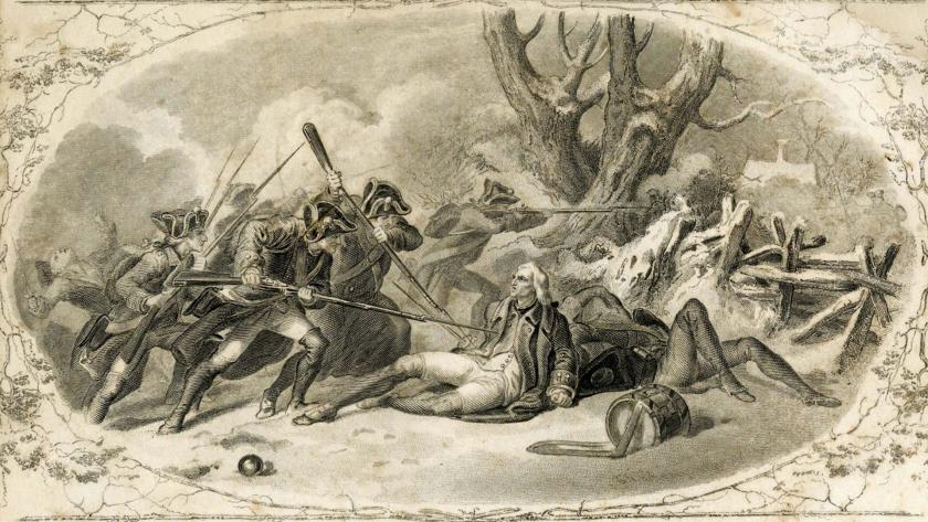 Mercer Mortally Wounded at Princeton